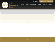 Tablet Screenshot of ccbank.net